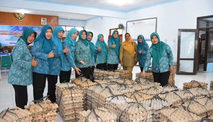 Kurangi Gizi Buruk, Tim Penggerak PKK Kab. Tegal Bantu 32.000 Telur