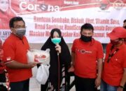 Di Tengah Pandemi Covid, Dewi Aryani Bagikan Belasan Ribu Paket Sembako