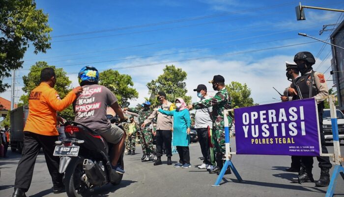 39 Orang Terjaring Operasi Yustisi dan Dikenai Sanksi Denda Pasca Pencanangan Perbup Nomor 62 Tahun 2020