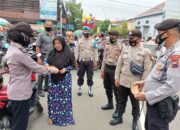 Cegah Penyabaran Covid -19, Operasi Yustisi Sasar Pengunjung Pasar Tiban