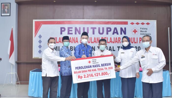 Perolehan Bulan Dana PMI Kabupaten Tegal Duduki Peringkat Pertama di Jawa Tengah