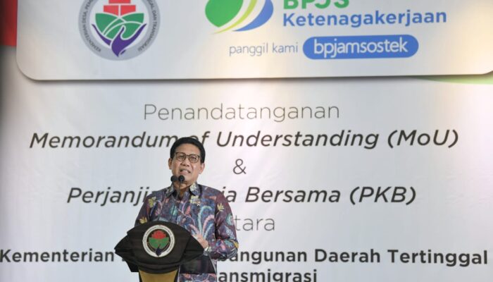 Kemendes Daftarkan Seluruh Pendamping Desa Jadi Peserta BPJS Ketenagakerjaan