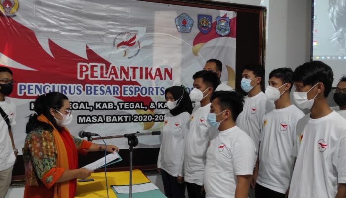 Pengurus Besar Esports Kabupaten Tegal Resmi Dilantik