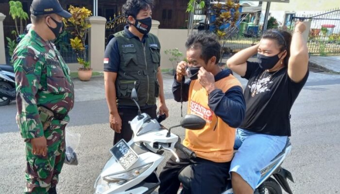 Langgar Protokol Kesehatan, Warga di Banjarharjo Kena Semprit