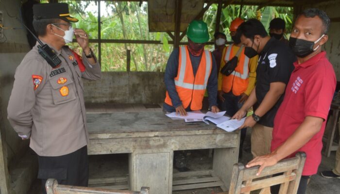 Razia Lokasi Tambang di Desa Penujah, Polres Tegal Dapati Satu Perusahaan Tak Miliki Izin