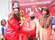 Paramitha Salurkan Bantuan Beras dari Puan Maharani untuk Warga Brebes