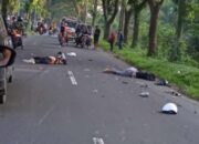 Boncengan Naik Motor, Sepasang Suami Istri Tewas Tabrakan dengan Elf di Balapulang