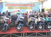 Pilkades Desa Wangandalem Sedot Perhatian Warga. Disediakan 18 Unit Motor Sebagai Doorprize