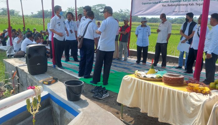 Dapat Bantuan Sumur Submersible, Petani di Kedungbanteng Senyum Bahagia