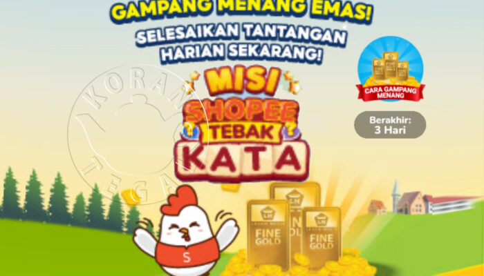 Segera Klaim Emas 1 Gram, Isi Kunci Jawaban Shopee Tebak Kata Kamis 29 September 2022