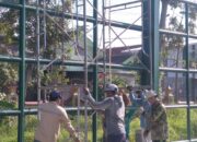 Waduh! Tidak Satupun Pekerja Proyek di GOR Memakai Alat Pelindung Diri