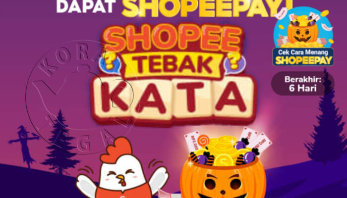 Hari Terakhir Raih ShopeePay, Isi Kunci Jawaban Shopee Tebak Kata Harian Senin 31 Oktober 2022