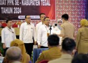 Siap Kawal Akuntabilitas Pengelolaan Dana Pemilu 2024, KPU Kabupaten Tegal Teken Pakta Integritas