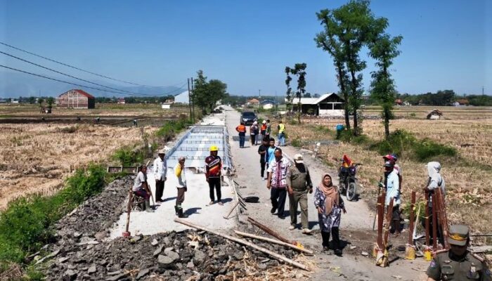 Bupati Umi Tinjau Perbaikan Jalan dan Pembangunan Jembatan