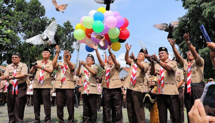 304 Pramuka Beradu Ketangkasan di Ajang Pesta Siaga Kwarcab Tegal