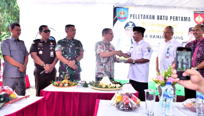 Pembangunan Jembatan Gantung di Banjaragung Mulai Dikerjakan