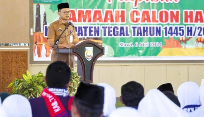 Sekda Amir Lepas Keberangkatan 1.257 Jemaah Calon Haji Kabupaten Tegal