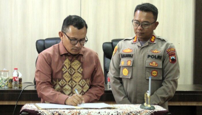 Pemkab Tegal Hibahkan Aset Tanah ke Polres Tegal