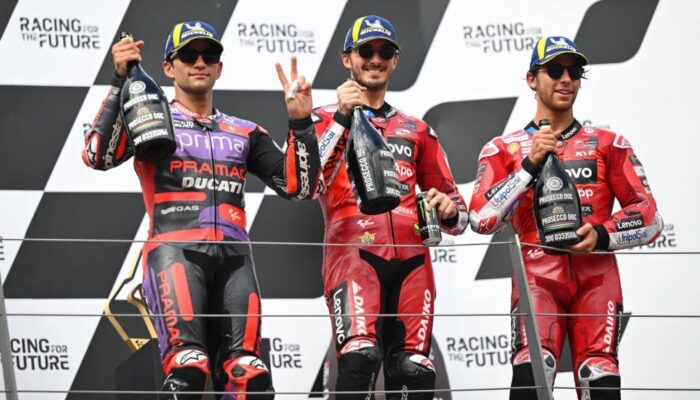 Francesco Bagnaia Berhasil Cetak Hattrick Kemenangan di MotoGP Austria