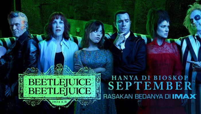 Jadwal Film Komedi Beetlejuice Beetlejuice di Bioskop Cinepolis Pacific Tegal Rabu 4 September 2024