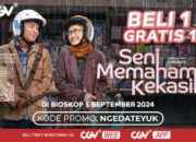 Jadwal Nonton Film Drama Seni Memahami Kekasih di Bioskop CGV Transmart Tegal Kamis 5 September 2024