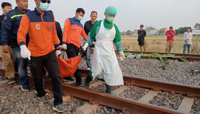 Pria Tanpa Identitas Tewas Tertabrak Kereta Api di Kota Tegal