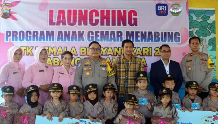 Keren! Polres Tegal Kota Launching Program Orang Tua Asuh dan Anak Gemar Menabung