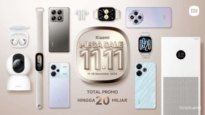 Catet Nih! Ada Xiaomi 11.11 Mega Sale, Potongan Harga Hingga 400 ribu