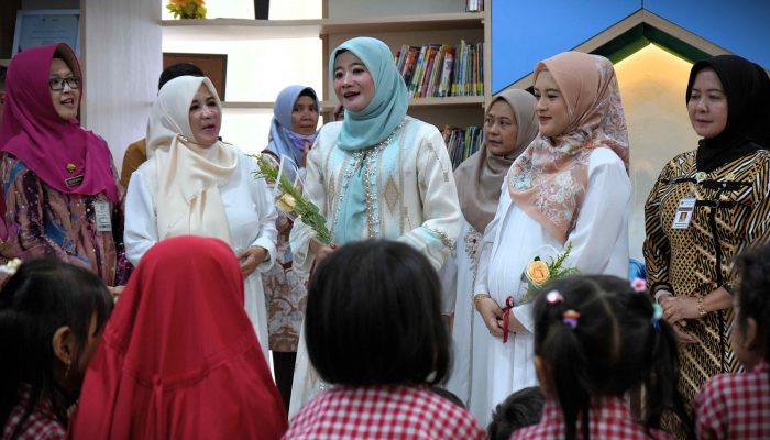 Fasilitas Ramah Anak Perpusda Soekarno-Hatta Diapresiasi Bunda Literasi Jawa Tengah