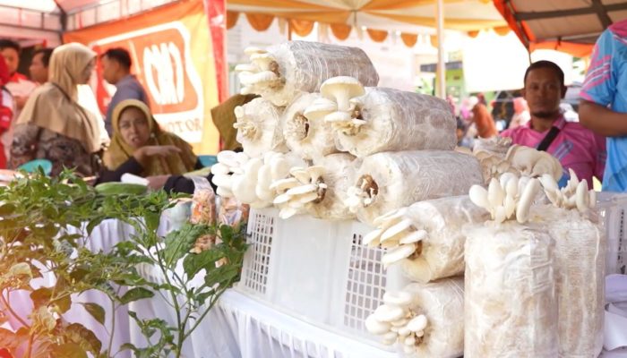 Kubis dan Sawi Ludes Diserbu Emak-emak Pengunjung Pasar Tani 2025