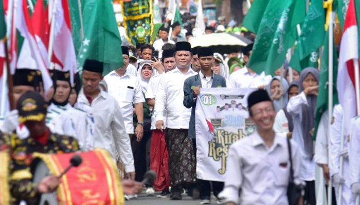 Kirab Resolusi Jihad, Ribuan Warga NU Turun ke Jalan