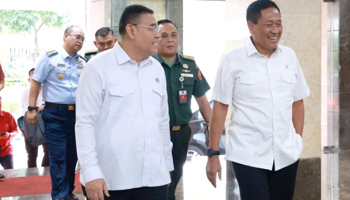 Kemhan dan ATR/BPN Rapat Percepatan Pengadaan Tanah