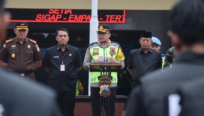 Kapolres Pekalongan Imbau Warga Batasi Perayaan Tahun Baru demi Kondusivitas.