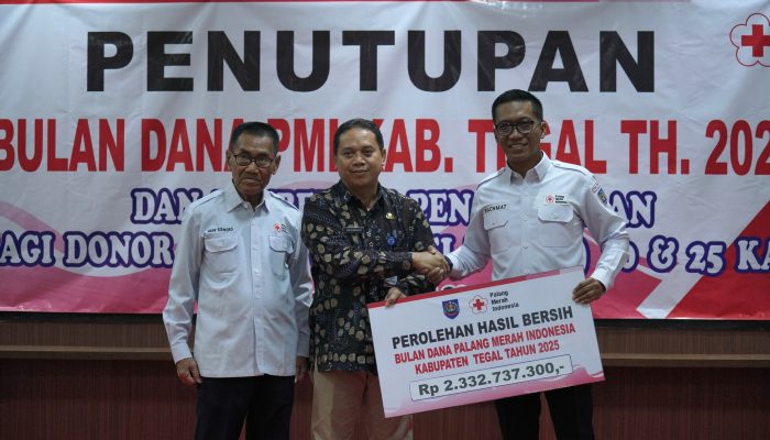 Bulan Dana PMI Kabupaten Tegal 2025 Raih Rp2,33 Miliar, Terbaik Ketiga Jateng