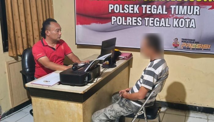 Warga Tarub Kabupaten Tegal Diamankan Warga, Diduga Curi Kotak Amal Mushola