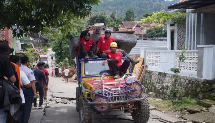 Sekda Amir Tinjau Lokasi Huntara Korban Tanah Bergerak Padasari, Tunggu Rekomendasi Geologi