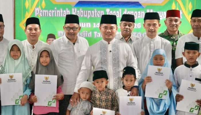 Tarhim di Pagerbarang, Bupati Tegal Serap Aspirasi dan Perkuat Kepedulian Sosial