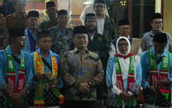 360 Calon Jemaah Haji Kloter 1 Kabupaten Tegal Diberangkatkan ke Asrama Haji