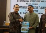 Pemkab Tegal Percepat Sertifikasi Tanah Wakaf, Perkuat Kepastian Hukum dan Manfaat Sosial