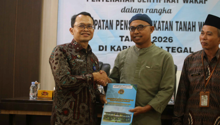 Pemkab Tegal Percepat Sertifikasi Tanah Wakaf, Perkuat Kepastian Hukum dan Manfaat Sosial