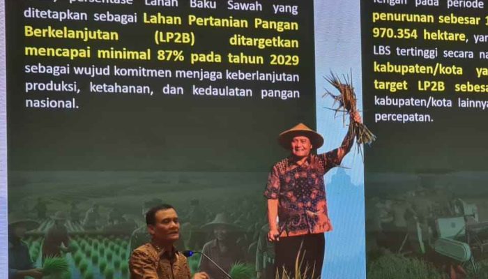 Lahan Pertanian Kabupaten Tegal Lampaui Target Nasional, Gubernur Jateng Beri Apresiasi