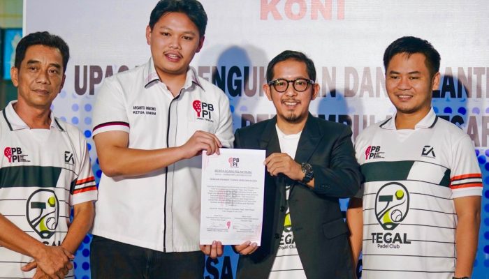 Bupati Tegal Dorong Lahirnya Atlet Padel Berprestasi
