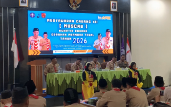 Muscab XII Pramuka Digelar, Bupati Tegal Minta Kwarcab Perkuat Pembinaan Generasi Muda