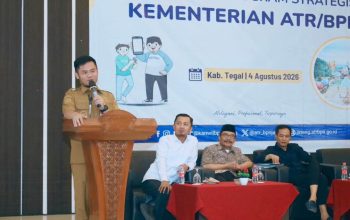 Bupati Tegal Tekankan Kepastian Hukum Tanah, Kantor Pertanahan Catat 296.869 Sertifikat Terbit