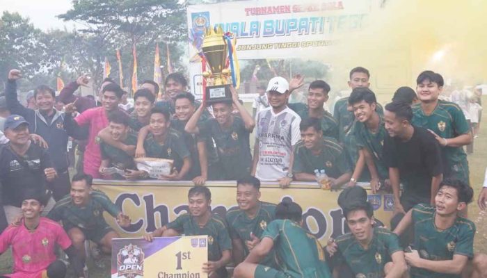 OVA Sport Kampiun Piala Bupati Tegal Cup 2026, Tekuk Putra Samudra 1-0