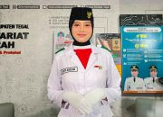 Yasyfa Kholiah, Siswa SMAN 1 Warureja Pembawa Baki Paskibra HUT ke-81 RI di Kabupaten Tegal